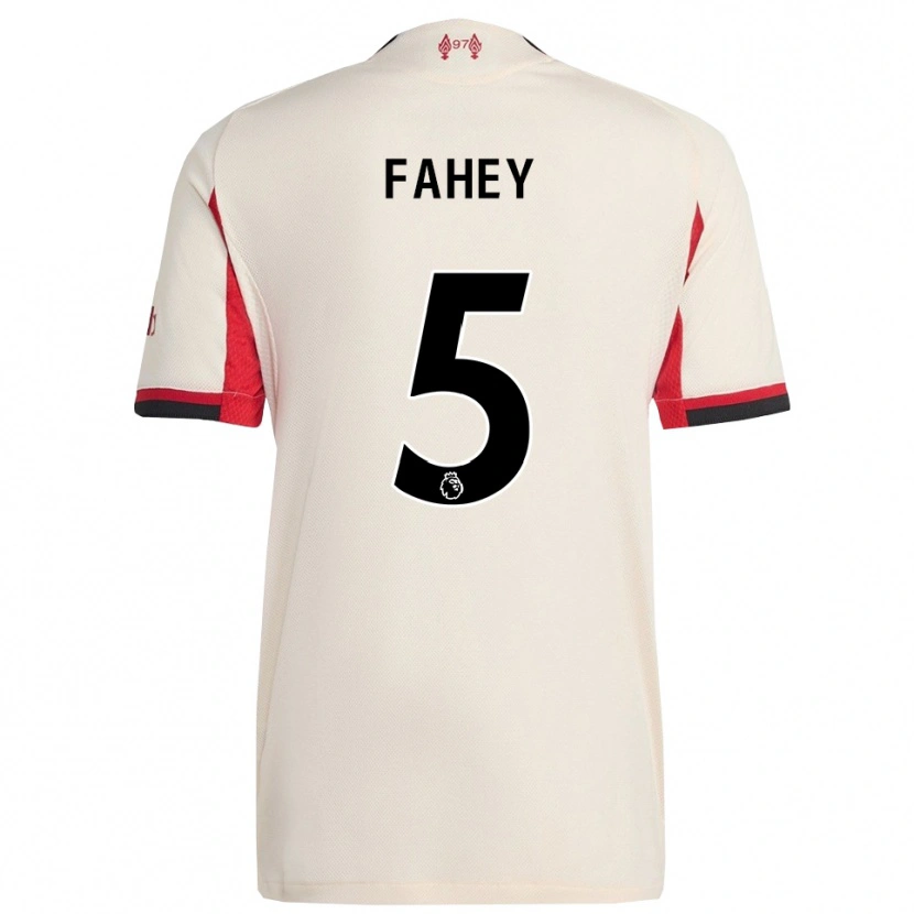 Danxen Män Niamh Fahey #5 Vit Svart Bortatröja Matchtröjor 2025/26 Tröjor T-Tröja