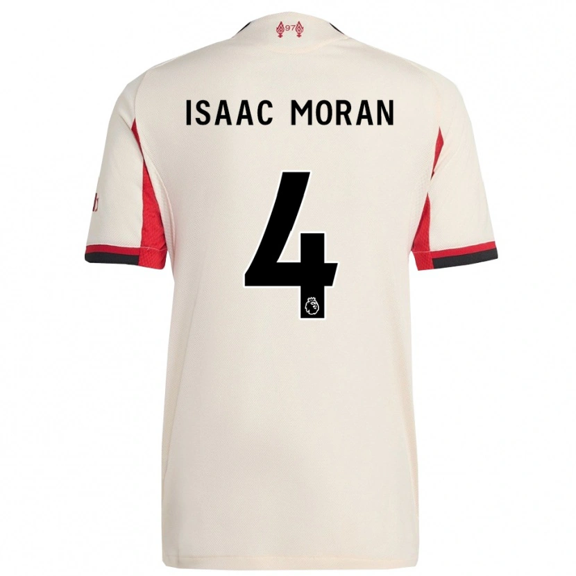 Danxen Män Isaac Moran #4 Vit Svart Bortatröja Matchtröjor 2025/26 Tröjor T-Tröja