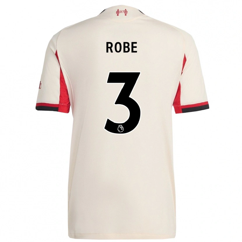 Danxen Män Leighanne Robe #3 Vit Svart Bortatröja Matchtröjor 2025/26 Tröjor T-Tröja