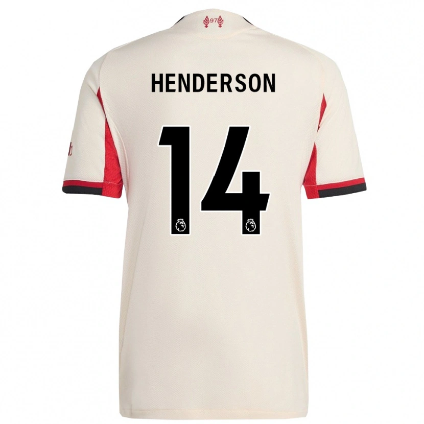Danxen Män Henderson #14 Vit Svart Bortatröja Matchtröjor 2025/26 Tröjor T-Tröja