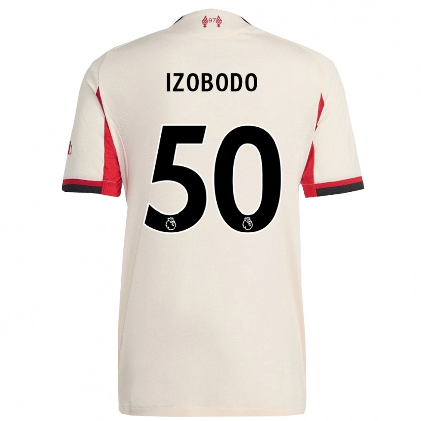 Danxen Män Elijah Izobodo John #50 Vit Svart Bortatröja Matchtröjor 2025/26 Tröjor T-Tröja