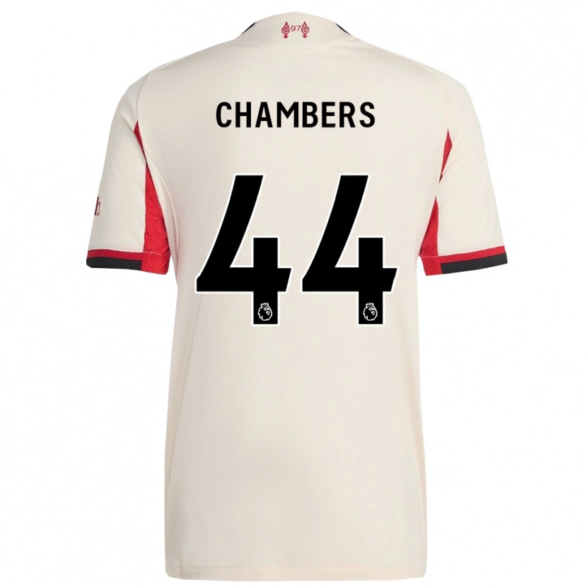 Danxen Män Luke Chambers #44 Vit Svart Bortatröja Matchtröjor 2025/26 Tröjor T-Tröja