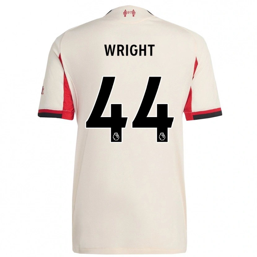 Danxen Män Will Wright #44 Vit Svart Bortatröja Matchtröjor 2025/26 Tröjor T-Tröja