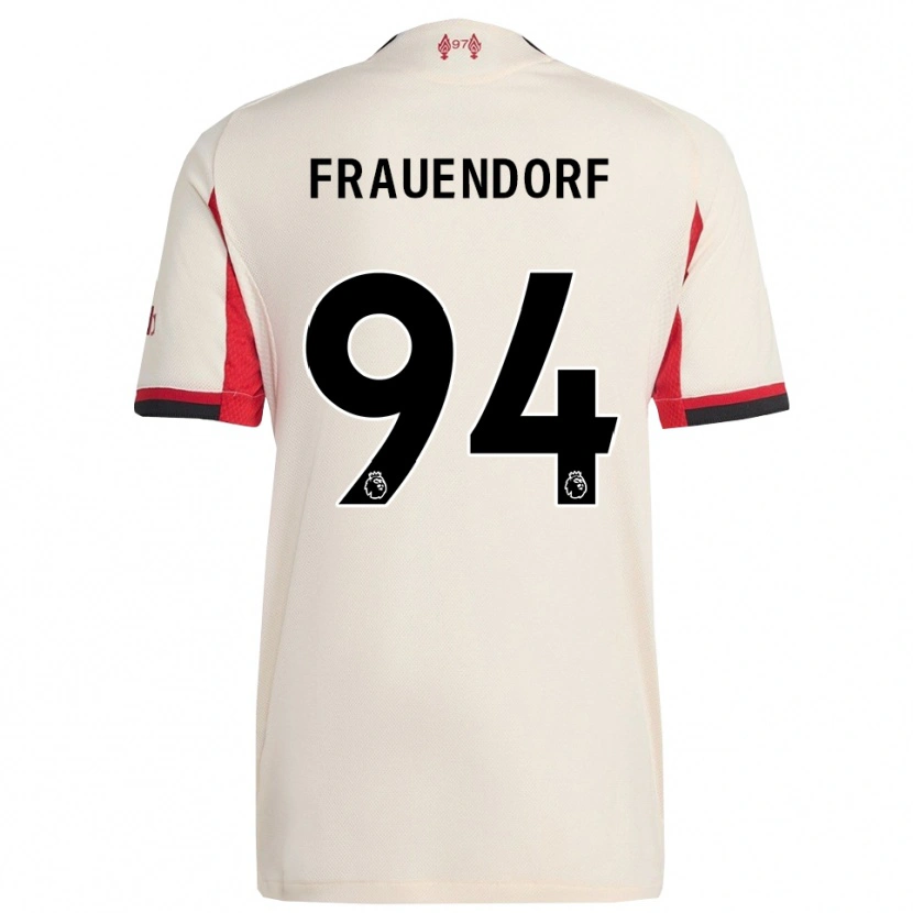 Danxen Män Melkamu Frauendorf #94 Vit Svart Bortatröja Matchtröjor 2025/26 Tröjor T-Tröja
