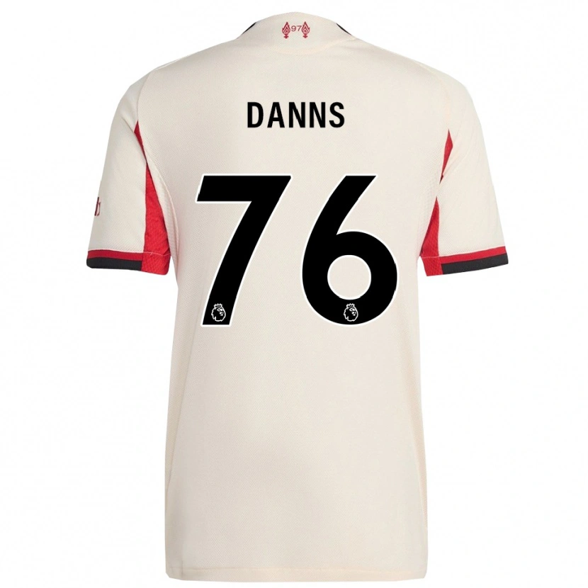 Danxen Män Jayden Danns #76 Vit Svart Bortatröja Matchtröjor 2025/26 Tröjor T-Tröja