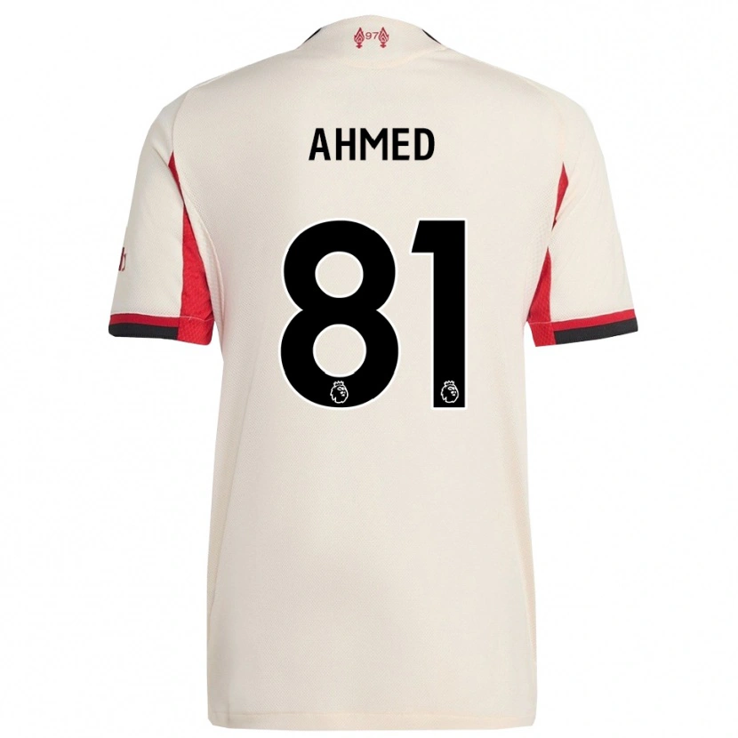 Danxen Män Kareem Ahmed #81 Vit Svart Bortatröja Matchtröjor 2025/26 Tröjor T-Tröja