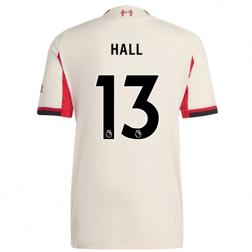 Danxen Män Bailey Hall #13 Vit Svart Bortatröja Matchtröjor 2025/26 Tröjor T-Tröja