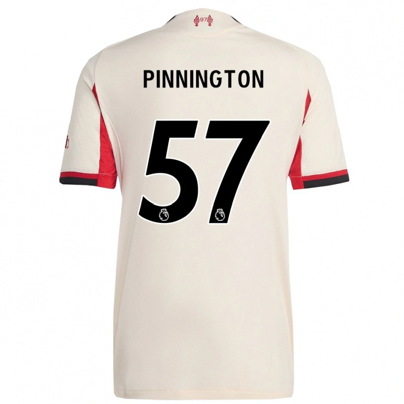 Danxen Män Carter Pinnington #57 Vit Svart Bortatröja Matchtröjor 2025/26 Tröjor T-Tröja