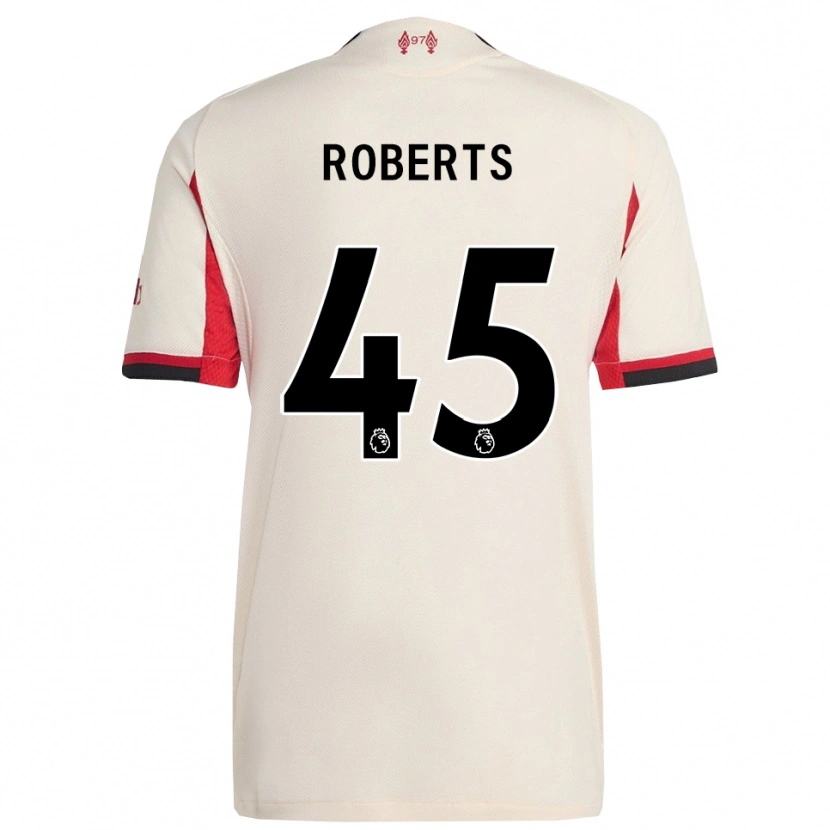 Danxen Män Iwan Roberts #45 Vit Svart Bortatröja Matchtröjor 2025/26 Tröjor T-Tröja