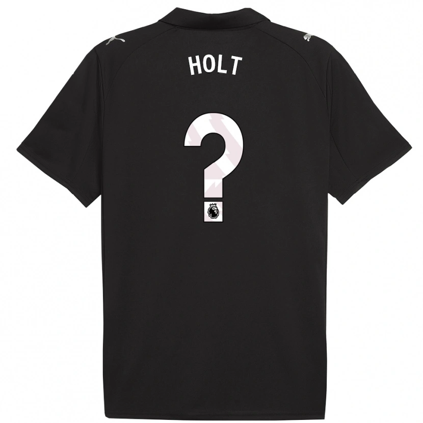 Danxen Män Charlie Holt #0 Svart Vit Bortatröja Matchtröjor 2025/26 Tröjor T-Tröja