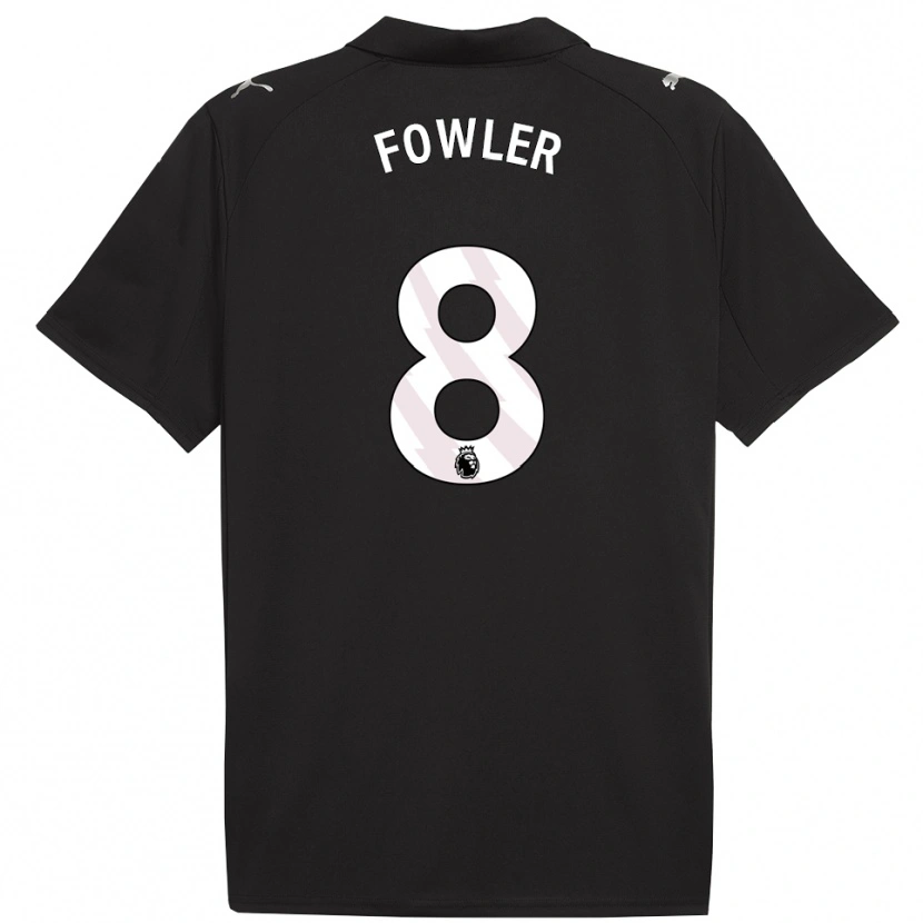 Danxen Män Mary Fowler #8 Svart Vit Bortatröja Matchtröjor 2025/26 Tröjor T-Tröja