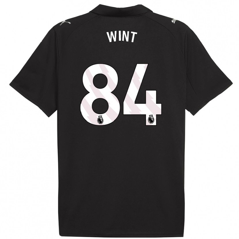 Danxen Män Jack Wint #84 Svart Vit Bortatröja Matchtröjor 2025/26 Tröjor T-Tröja