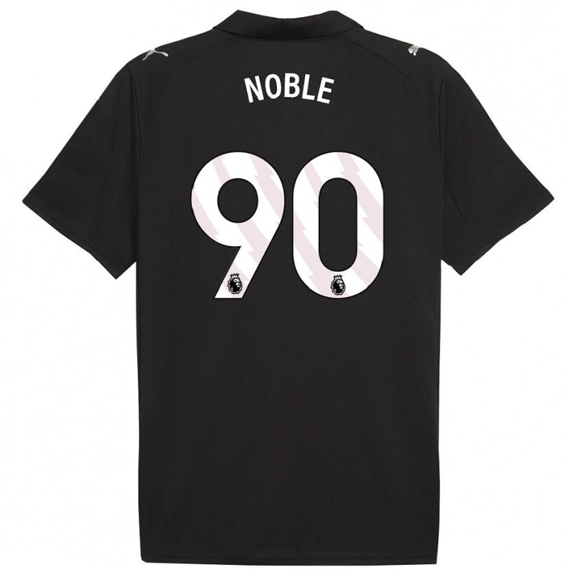 Danxen Män Kian Noble #90 Svart Vit Bortatröja Matchtröjor 2025/26 Tröjor T-Tröja