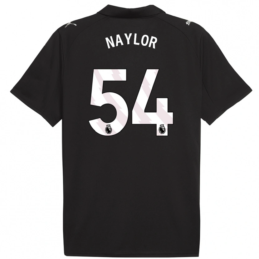 Danxen Män Seb Naylor #54 Svart Vit Bortatröja Matchtröjor 2025/26 Tröjor T-Tröja