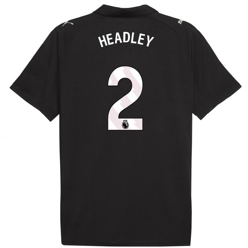 Danxen Män Dante Headley #2 Svart Vit Bortatröja Matchtröjor 2025/26 Tröjor T-Tröja