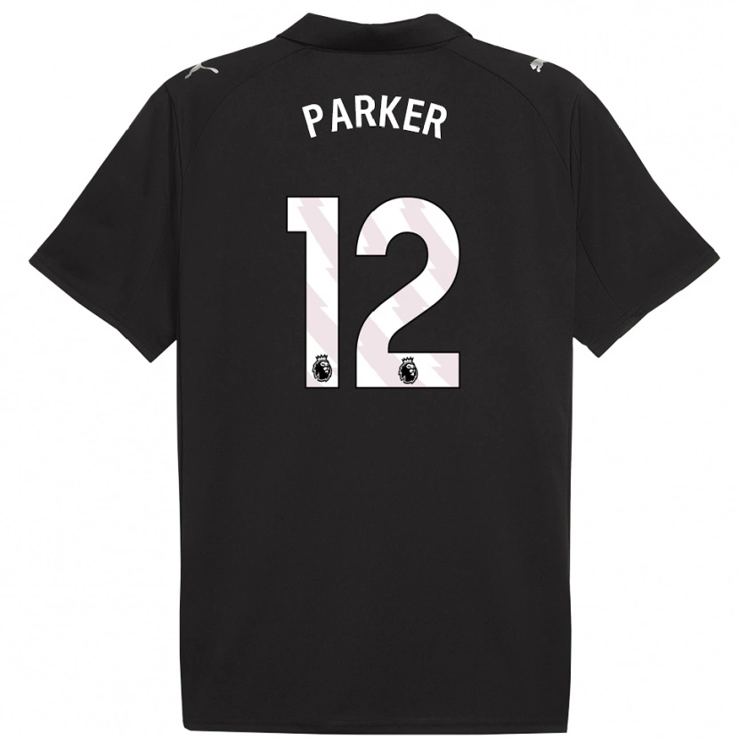 Danxen Män Xavier Parker #12 Svart Vit Bortatröja Matchtröjor 2025/26 Tröjor T-Tröja