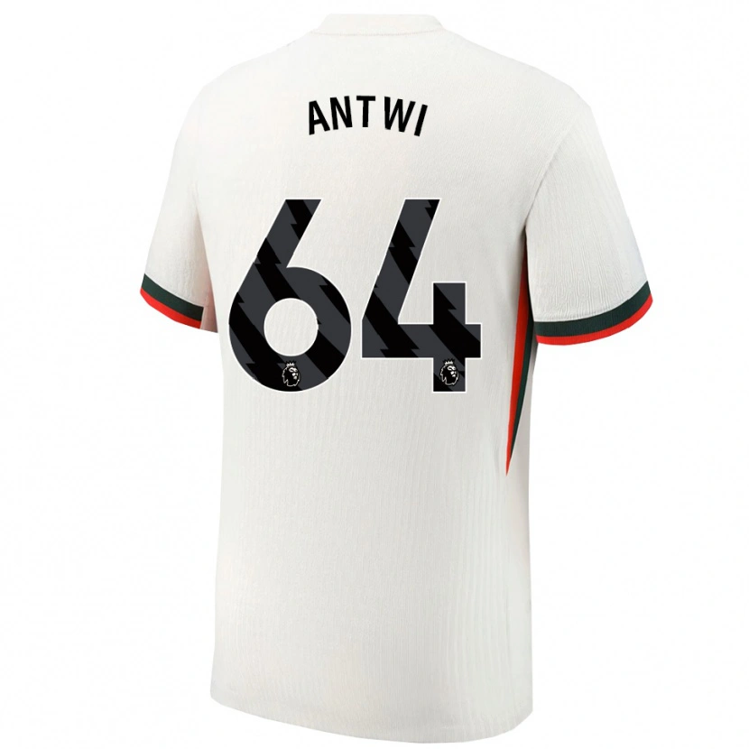 Danxen Män Genesis Antwi #64 Vit Grön Bortatröja Matchtröjor 2025/26 Tröjor T-Tröja