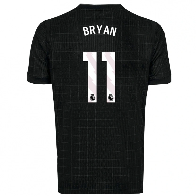 Danxen Män Bryan Gil #11 Svart Grå Bortatröja Matchtröjor 2025/26 Tröjor T-Tröja