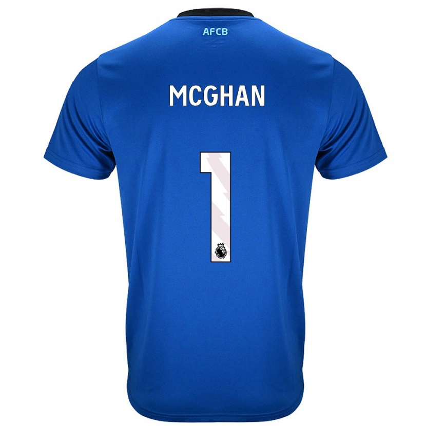 Danxen Män Hayden Mcghan #1 Blå Svart Bortatröja Matchtröjor 2025/26 Tröjor T-Tröja