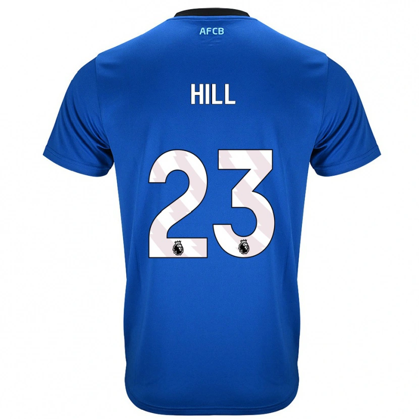 Danxen Män James Hill #23 Blå Svart Bortatröja Matchtröjor 2025/26 Tröjor T-Tröja