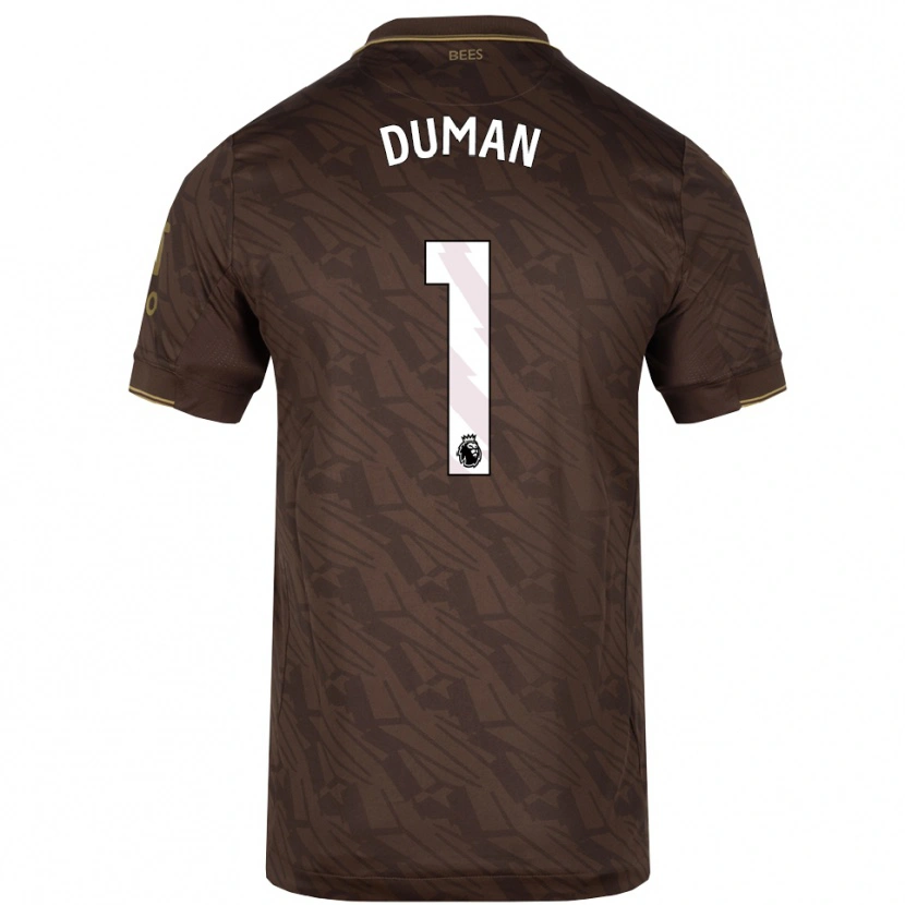 Danxen Män Layla-Belle Duman #1 Brun Guld Bortatröja Matchtröjor 2025/26 Tröjor T-Tröja