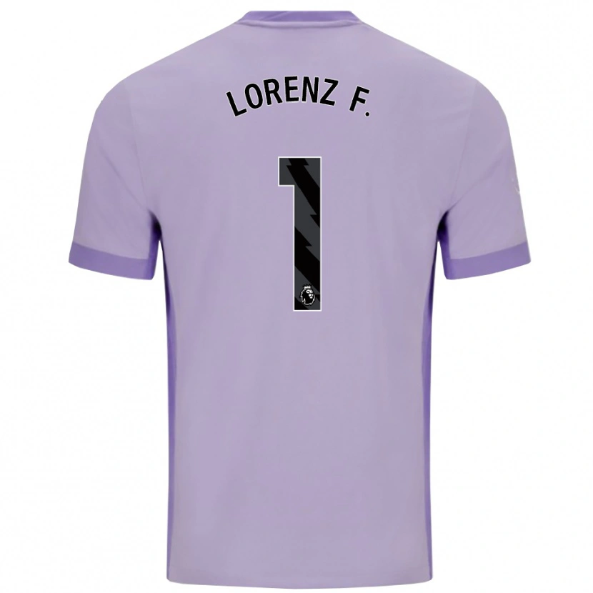Danxen Män Lorenz Ferdinand #1 Taro Lila Vit Bortatröja Matchtröjor 2025/26 Tröjor T-Tröja