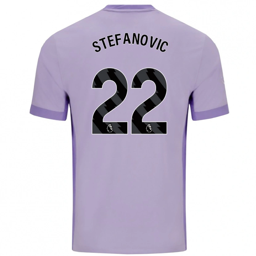 Danxen Män Dejana Stefanović #22 Taro Lila Vit Bortatröja Matchtröjor 2025/26 Tröjor T-Tröja
