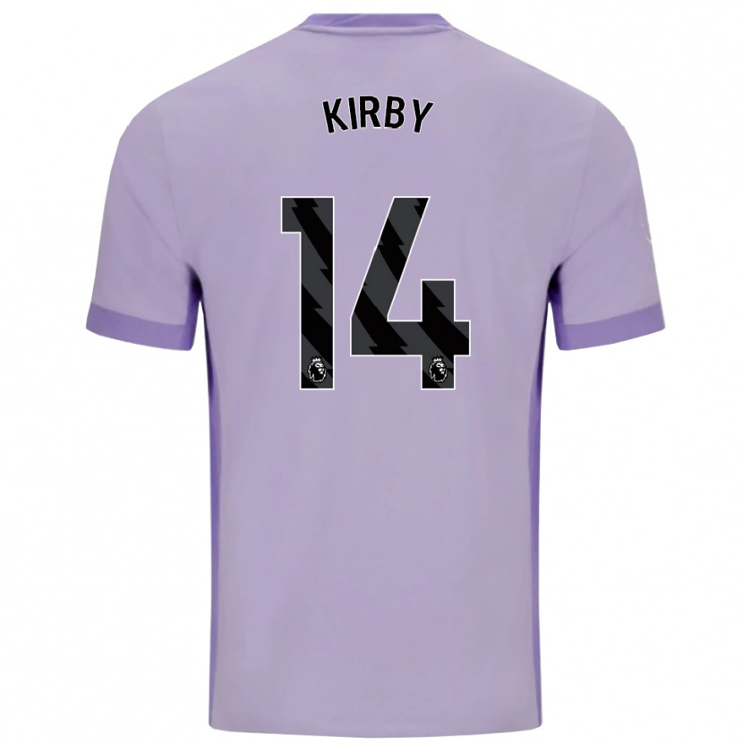 Danxen Män Fran Kirby #14 Taro Lila Vit Bortatröja Matchtröjor 2025/26 Tröjor T-Tröja