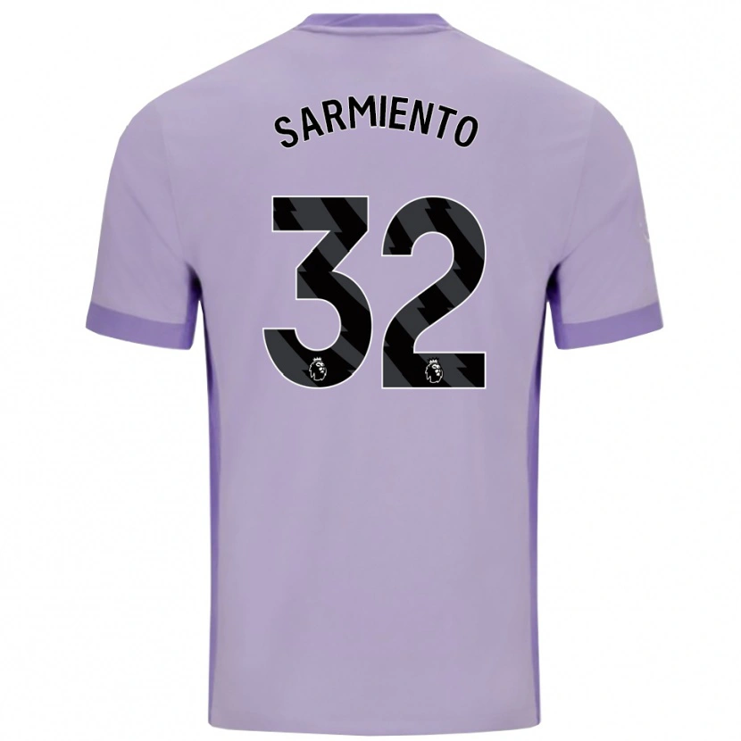 Danxen Män Jeremy Sarmiento #32 Taro Lila Vit Bortatröja Matchtröjor 2025/26 Tröjor T-Tröja