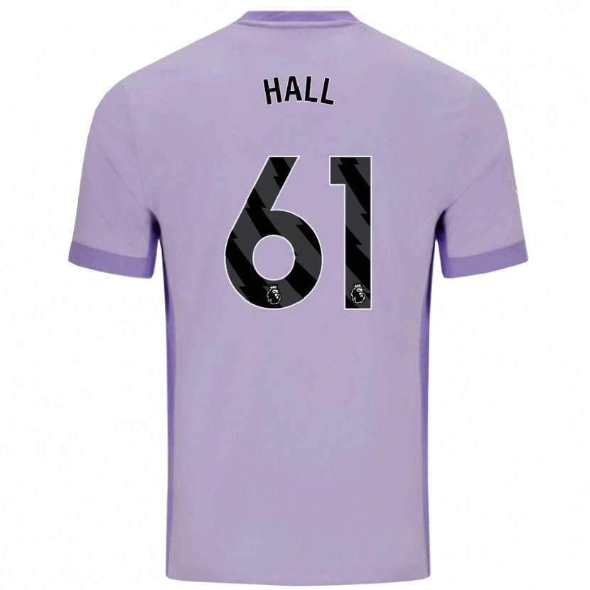 Danxen Män Steven Hall #61 Taro Lila Vit Bortatröja Matchtröjor 2025/26 Tröjor T-Tröja