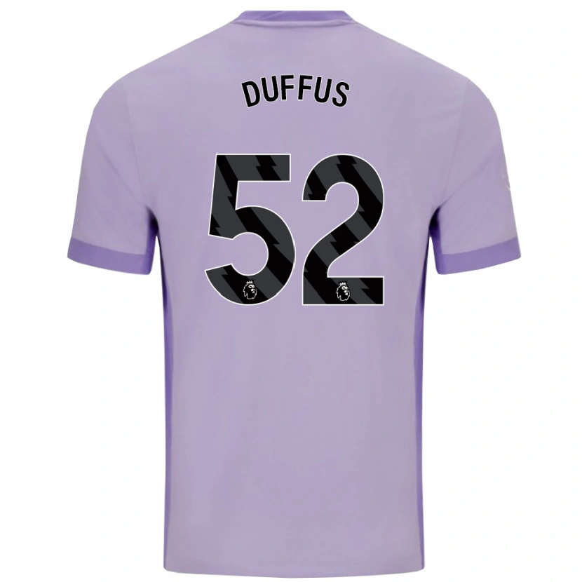Danxen Män Joshua Duffus #52 Taro Lila Vit Bortatröja Matchtröjor 2025/26 Tröjor T-Tröja