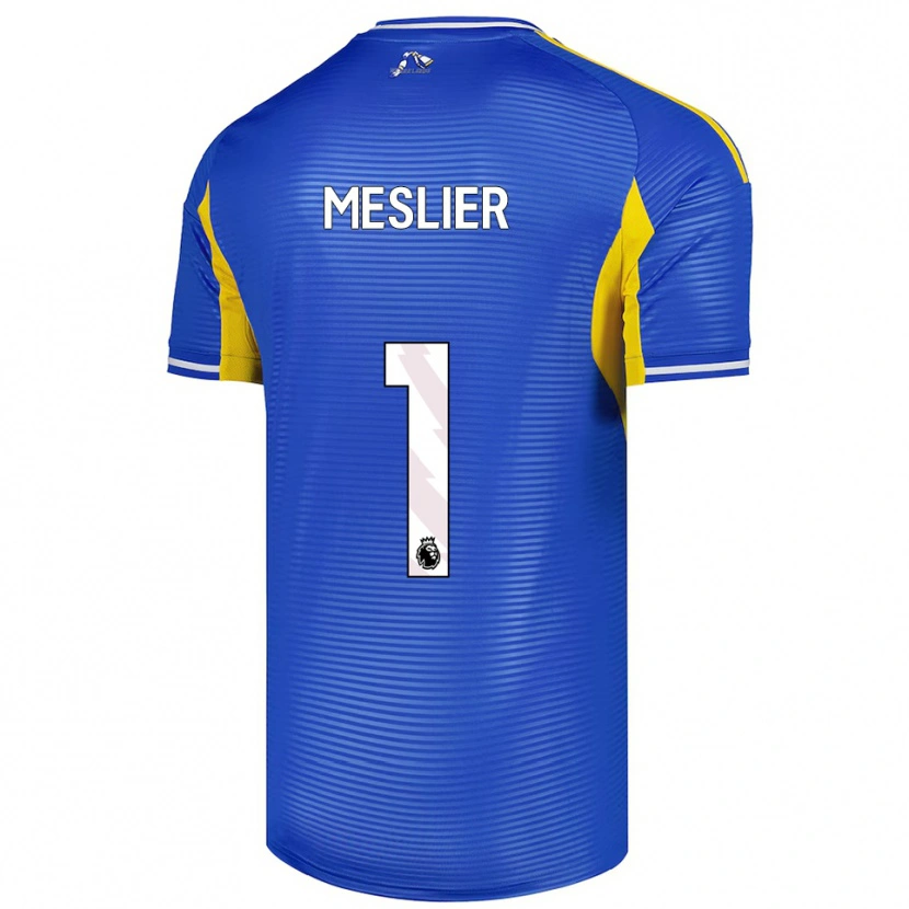 Danxen Män Illan Meslier #1 Blå Gul Bortatröja Matchtröjor 2025/26 Tröjor T-Tröja