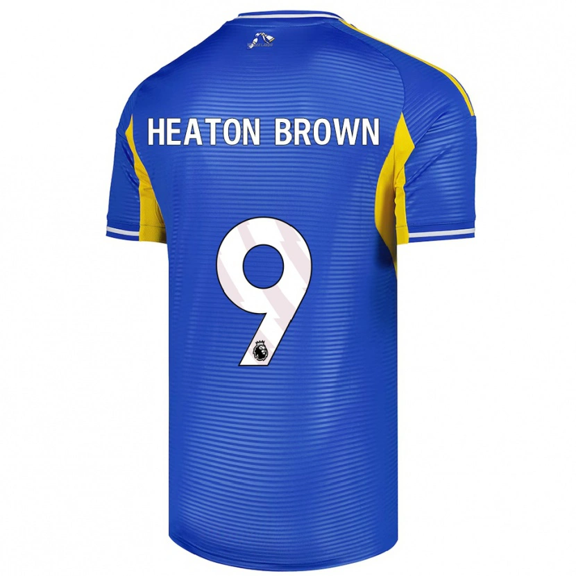 Danxen Män Heaton Brown #9 Blå Gul Bortatröja Matchtröjor 2025/26 Tröjor T-Tröja