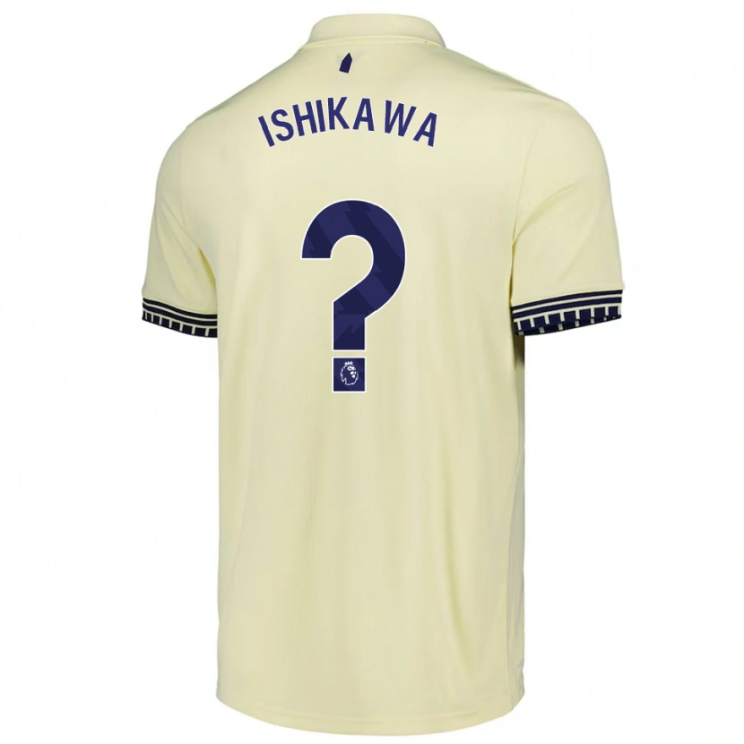 Danxen Män Rion Ishikawa #0 Benvit Svart Bortatröja Matchtröjor 2025/26 Tröjor T-Tröja