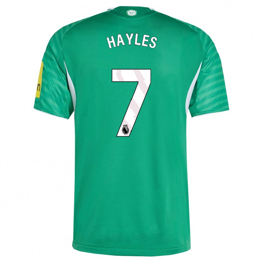 Danxen Män Shania Hayles #7 Grön Vit Bortatröja Matchtröjor 2025/26 Tröjor T-Tröja