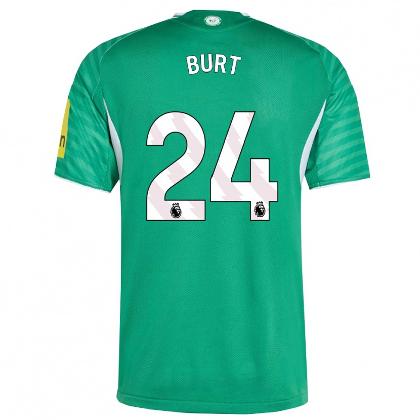 Danxen Män Daisy Burt #24 Grön Vit Bortatröja Matchtröjor 2025/26 Tröjor T-Tröja