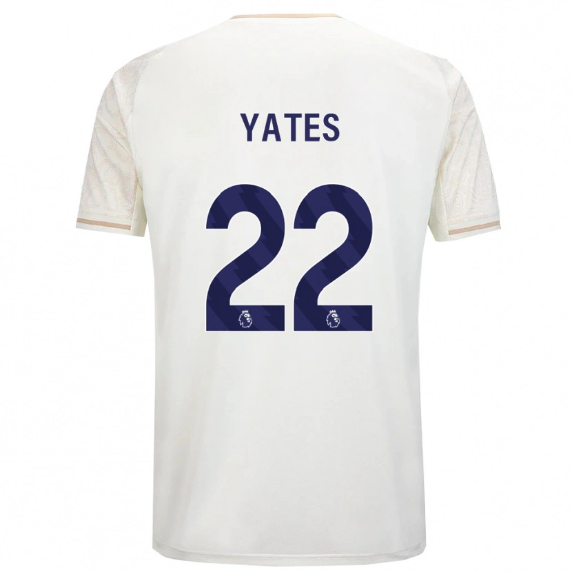 Danxen Män Ryan Yates #22 Benvit Svart Bortatröja Matchtröjor 2025/26 Tröjor T-Tröja