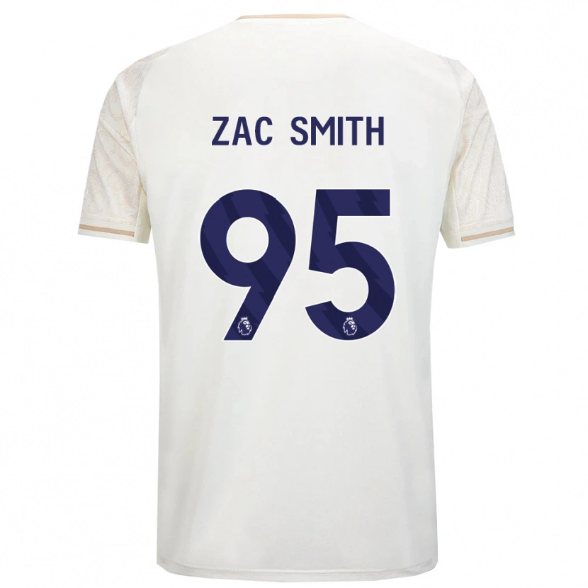 Danxen Män Zac Smith #95 Benvit Svart Bortatröja Matchtröjor 2025/26 Tröjor T-Tröja