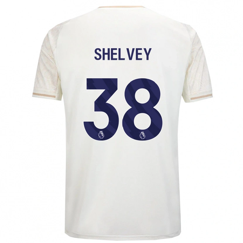 Danxen Män George Shelvey #38 Benvit Svart Bortatröja Matchtröjor 2025/26 Tröjor T-Tröja