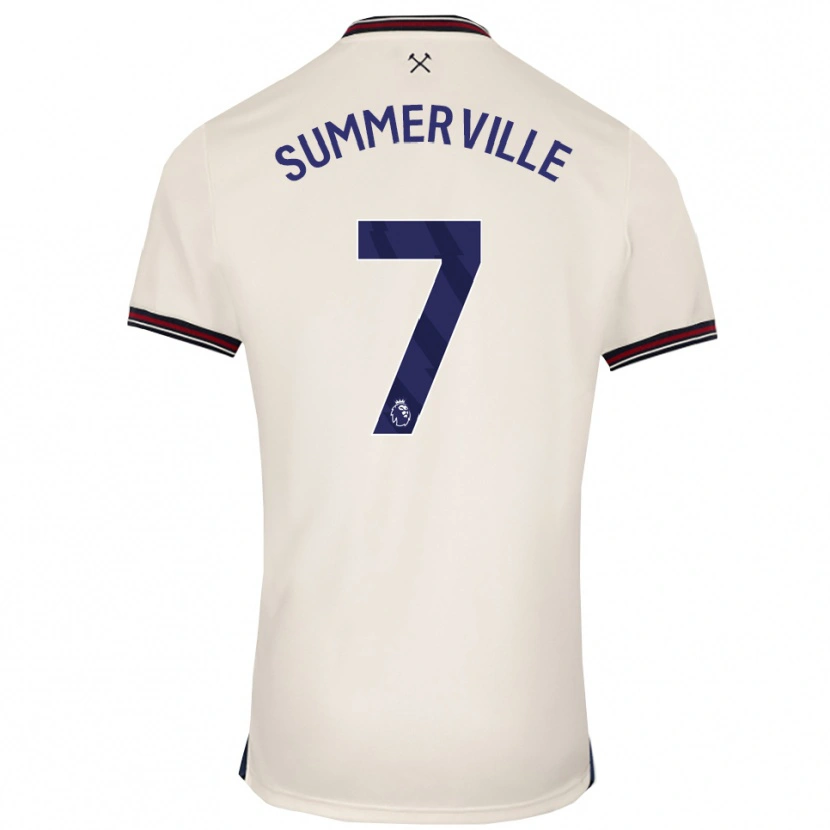 Danxen Män Crysencio Summerville #7 Benvit Bortatröja Matchtröjor 2025/26 Tröjor T-Tröja