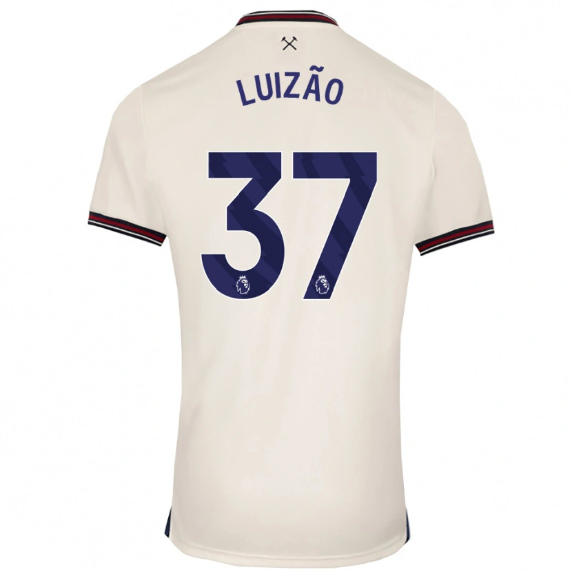 Danxen Män Luizão #37 Benvit Bortatröja Matchtröjor 2025/26 Tröjor T-Tröja