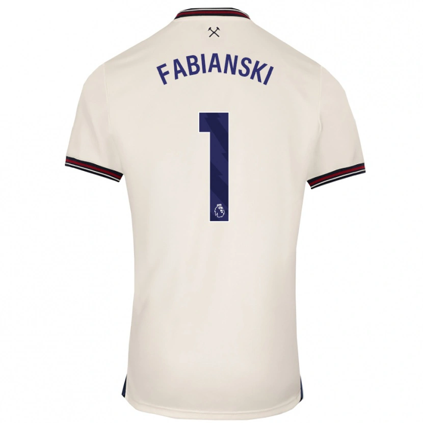 Danxen Män Lukasz Fabianski #1 Benvit Bortatröja Matchtröjor 2025/26 Tröjor T-Tröja