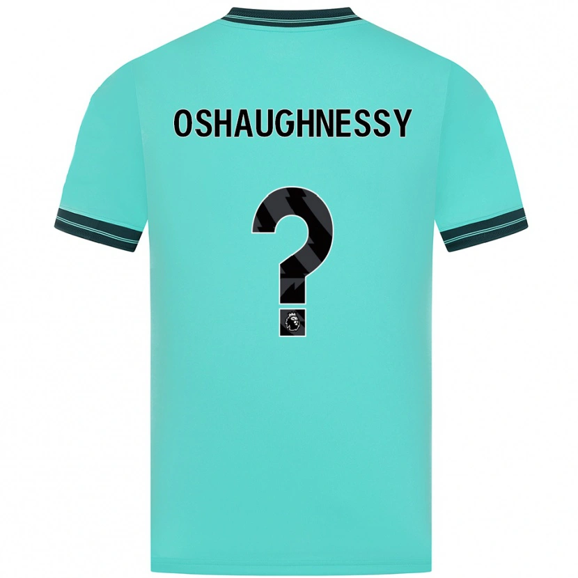 Danxen Män Joe Oshaughnessy #0 Himmelsblå Grön Bortatröja Matchtröjor 2025/26 Tröjor T-Tröja
