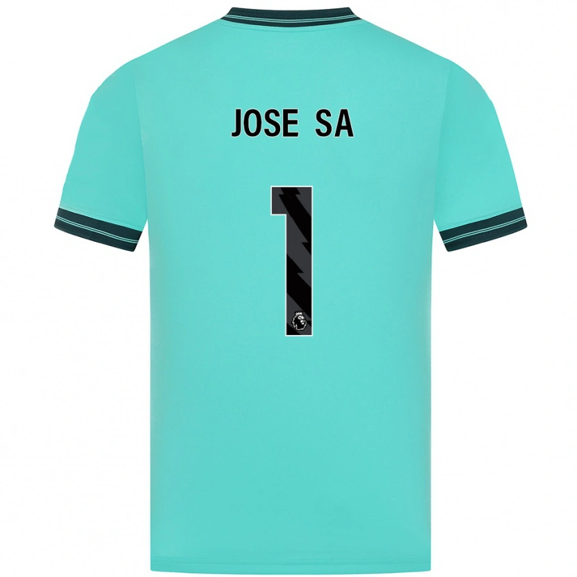 Danxen Män José Sá #1 Himmelsblå Grön Bortatröja Matchtröjor 2025/26 Tröjor T-Tröja