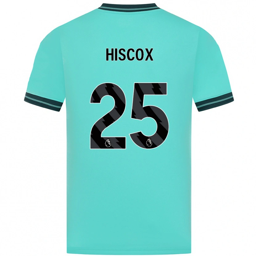 Danxen Män Amelia Hiscox #25 Himmelsblå Grön Bortatröja Matchtröjor 2025/26 Tröjor T-Tröja