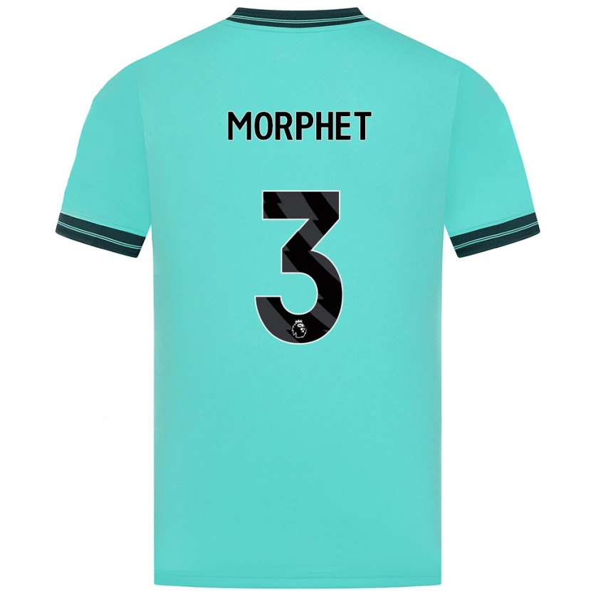 Danxen Män Anna Morphet #3 Himmelsblå Grön Bortatröja Matchtröjor 2025/26 Tröjor T-Tröja