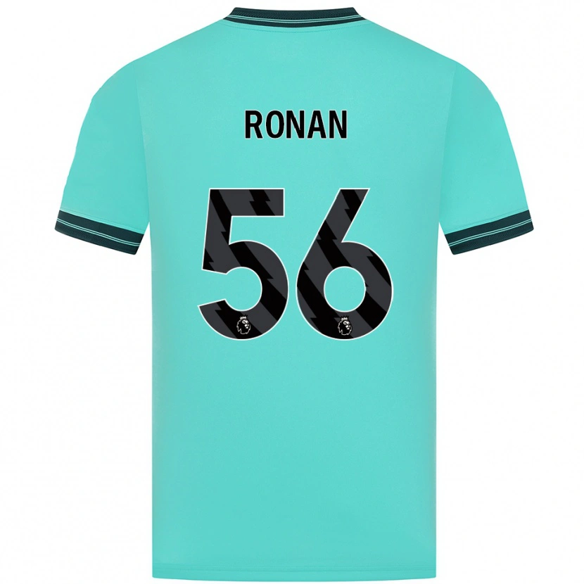 Danxen Män Connor Ronan #56 Himmelsblå Grön Bortatröja Matchtröjor 2025/26 Tröjor T-Tröja