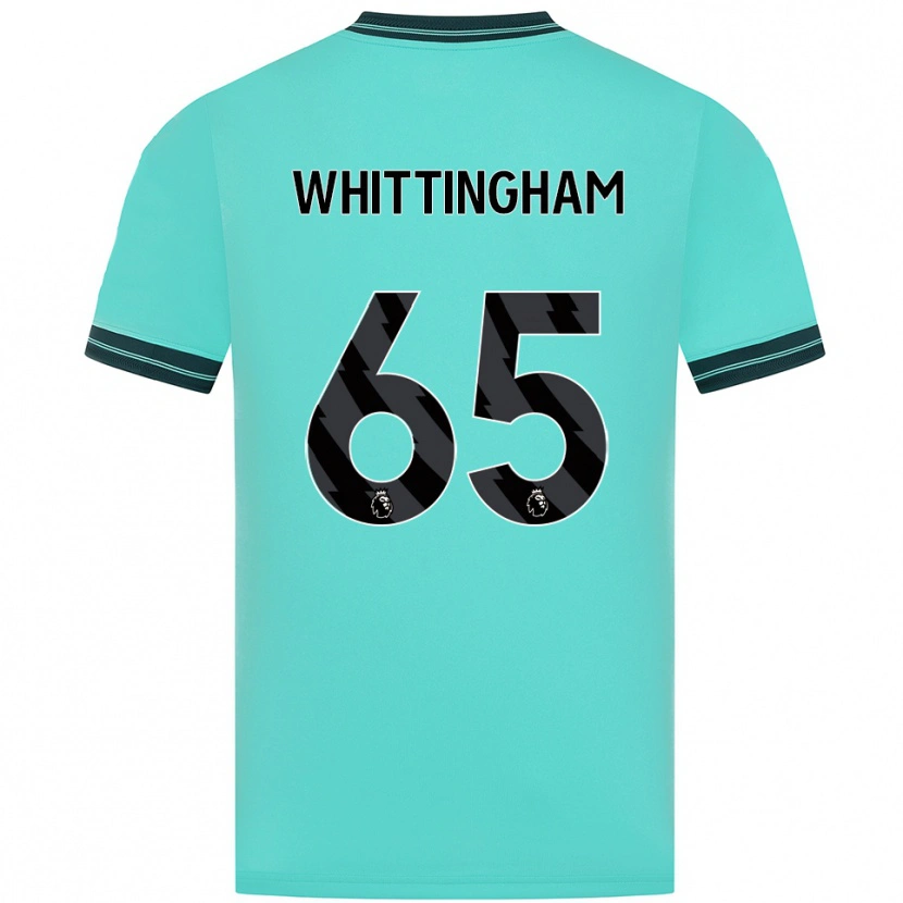 Danxen Män Matthew Whittingham #65 Himmelsblå Grön Bortatröja Matchtröjor 2025/26 Tröjor T-Tröja