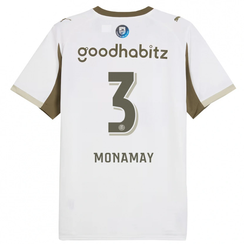 Danxen Män Madi Monamay #3 Vit Grå Tredjesatsen Matchtröjor 2025/26 Tröjor T-Tröja