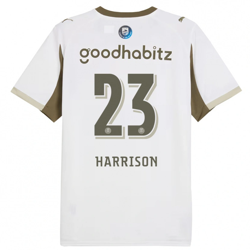 Danxen Män Amy Harrison #23 Vit Grå Tredjesatsen Matchtröjor 2025/26 Tröjor T-Tröja